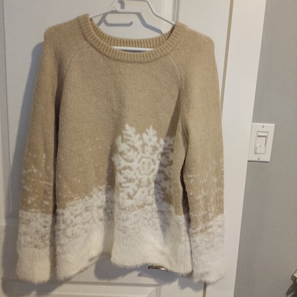 Womens NEW Rickis Snowflake Pullover Sweater Size Large - Picture 1 of 6